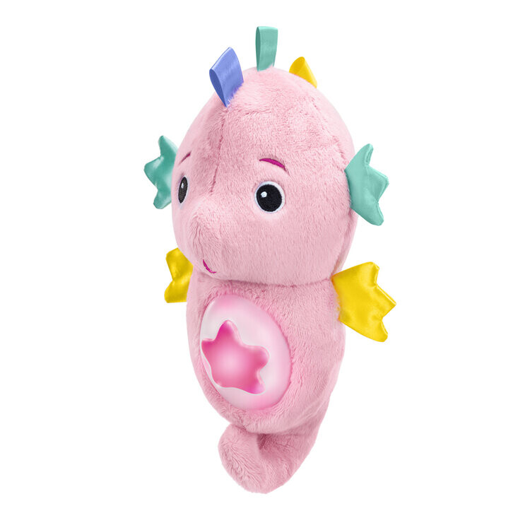 BABY EINSTEIN Hračka uklidňující se senzorem pláče mořský koník růžový Sea Dreams Seahorse™ 0m+
