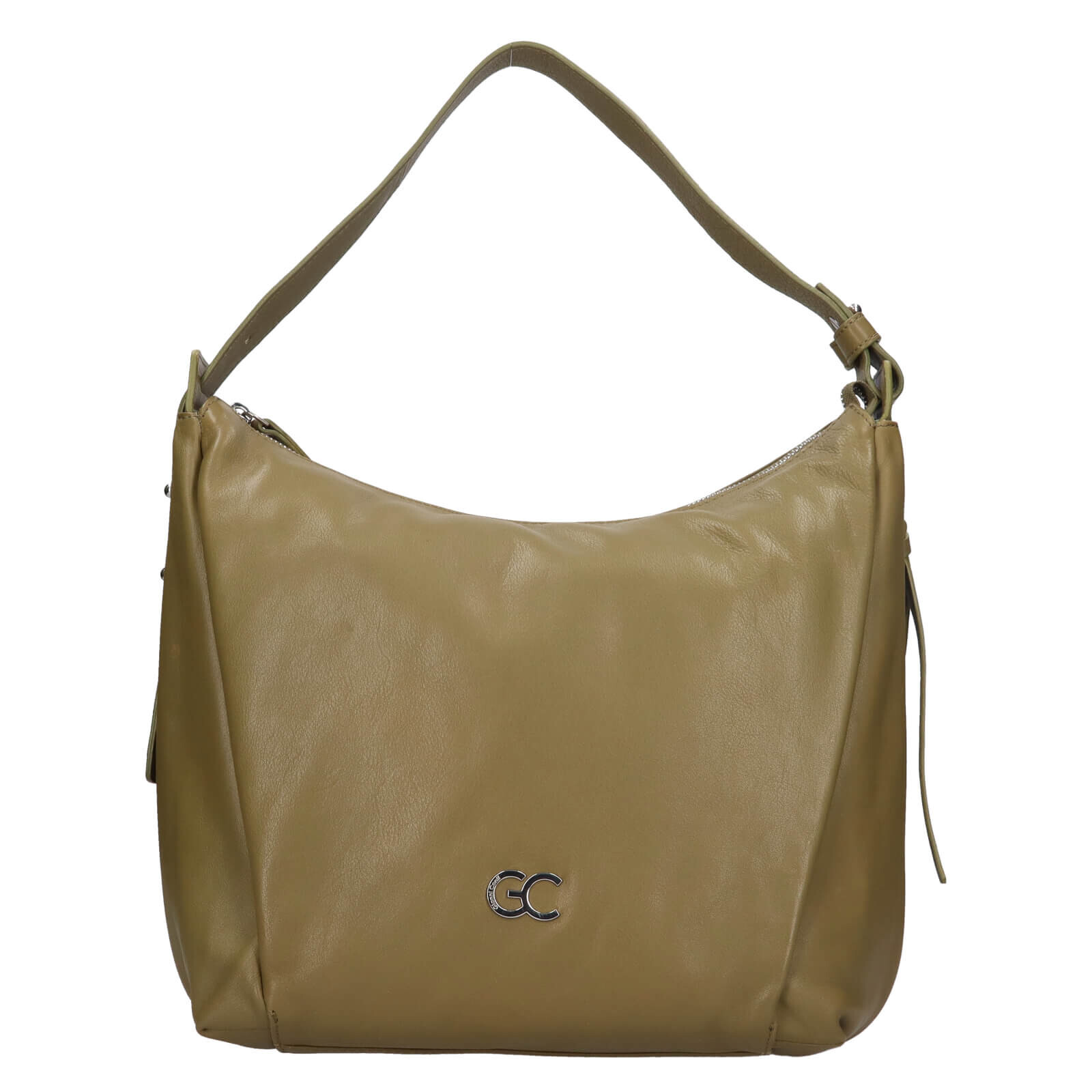 Dámská kožená kabelka Gianní Conti Loréne - zelená