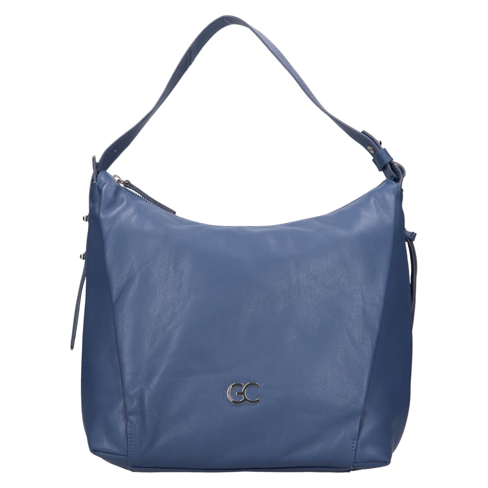 Dámská kožená kabelka Gianní Conti Loréne - modrá