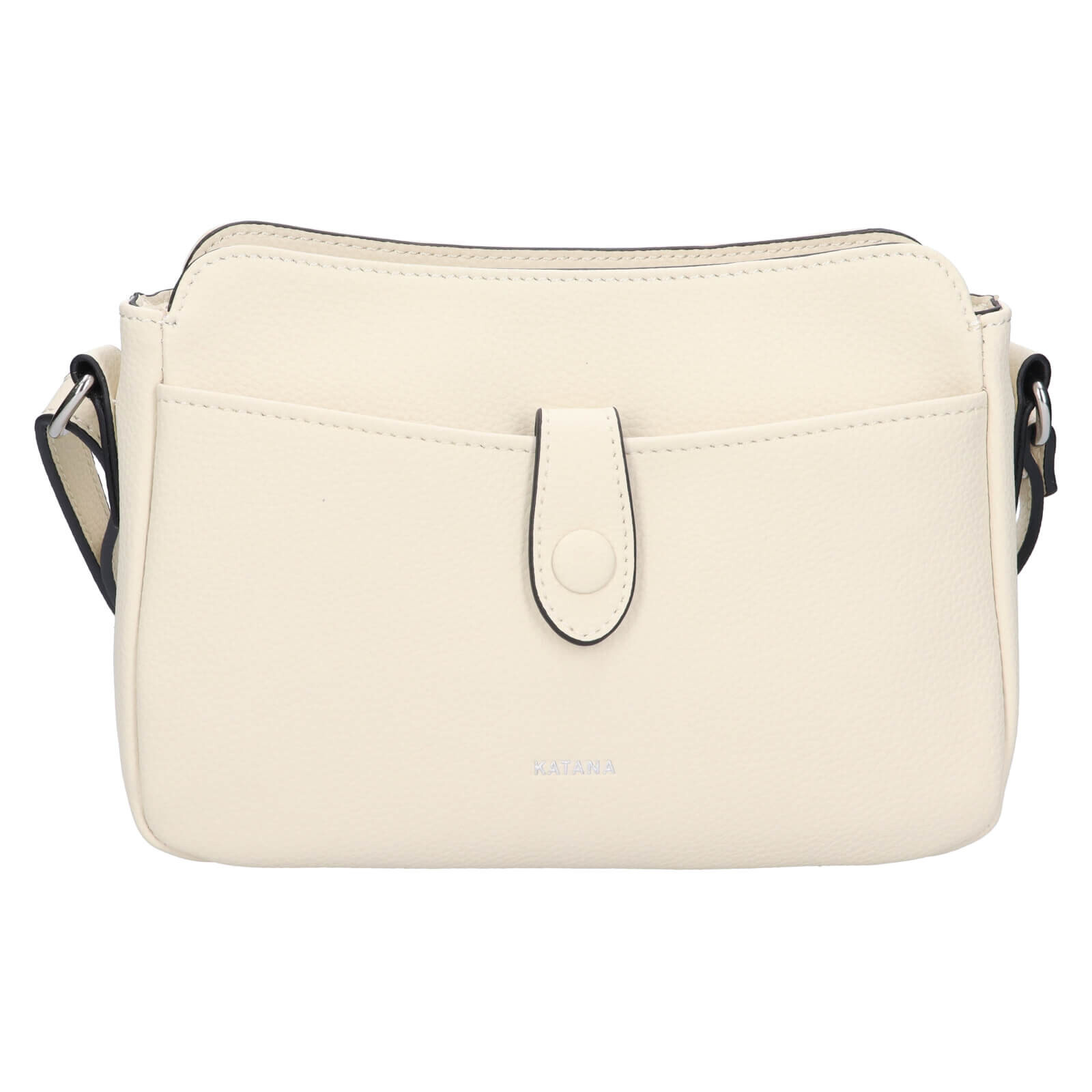 Kožená dámská crosbody kabelka Katana Rezza - béžová