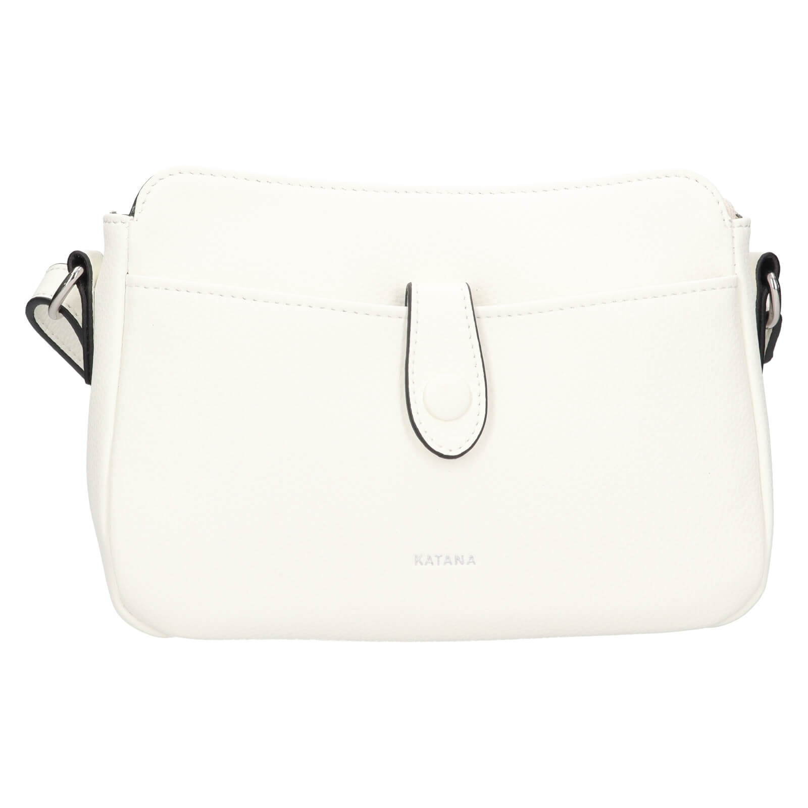 Kožená dámská crosbody kabelka Katana Rezza - bílá