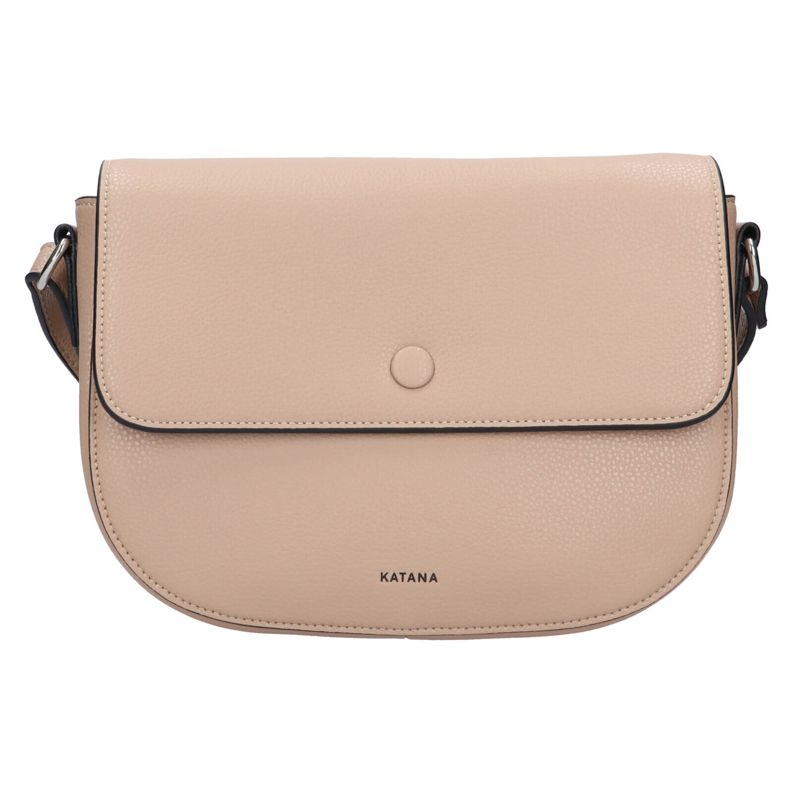 Kožená dámská crosbody kabelka Katana Amálie - béžová