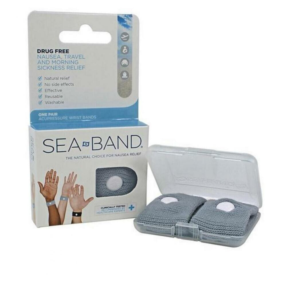 SEA BAND Náramky pro dospělé proti nevolnosti 2 kusy