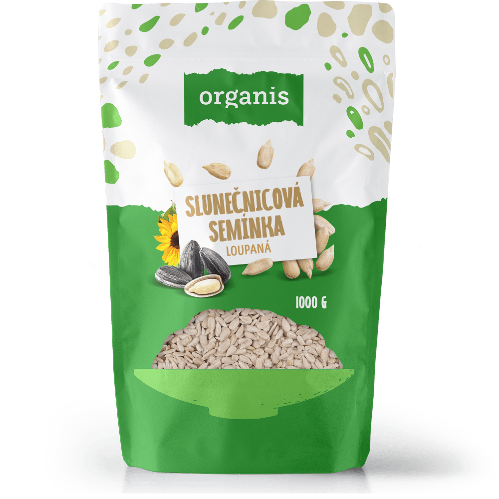 ORGANIS Slunečnicová semínka loupaná 1000 g