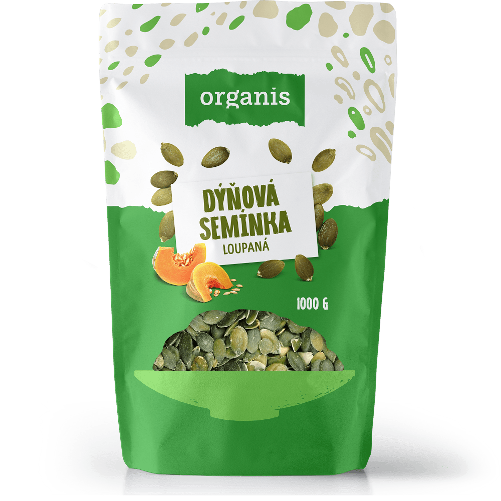 ORGANIS Dýňová semínka loupaná 1000 g