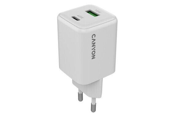 CANYON charger CU45AC GaN 45W 1xPD 1xQC EU White