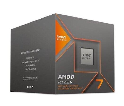AMD Ryzen 7 8C/16T 8700G (4.2/5.1GHz,24MB,65W,AM5, AMD Radeon 780M Graphics) Box with Wraith Stealth cooler, 100-100001236SBX