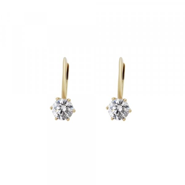 Náušnice se syntetickými kameny 236-277-000653 1.55g