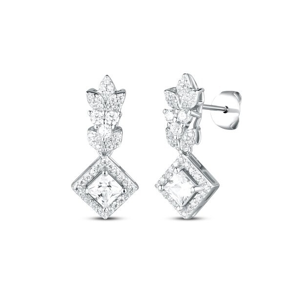 Náušnice se syntetickými kameny 136-097-016000-0000