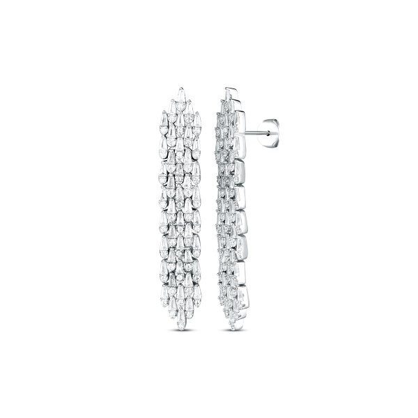 Náušnice se syntetickými kameny 136-097-113900-0000