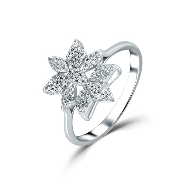 Prsten se syntetickými kameny 126-097-0141 55