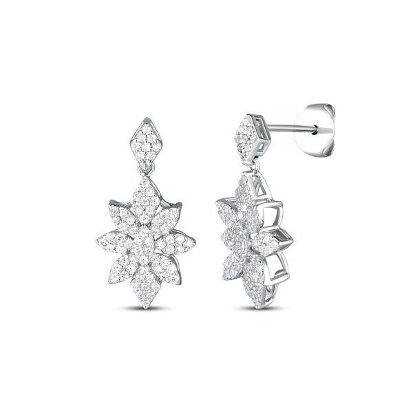 Náušnice se syntetickými kameny 136-097-015800-0000