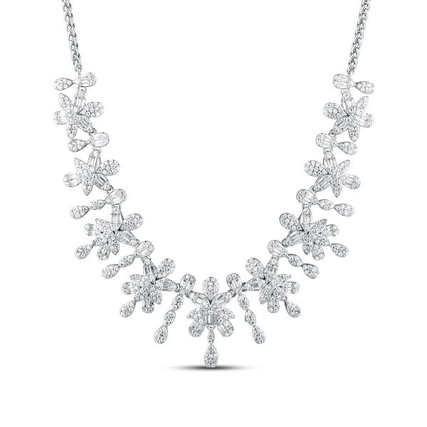 Náhrdelník se syntetickými kameny 176-097-128400 21.31g