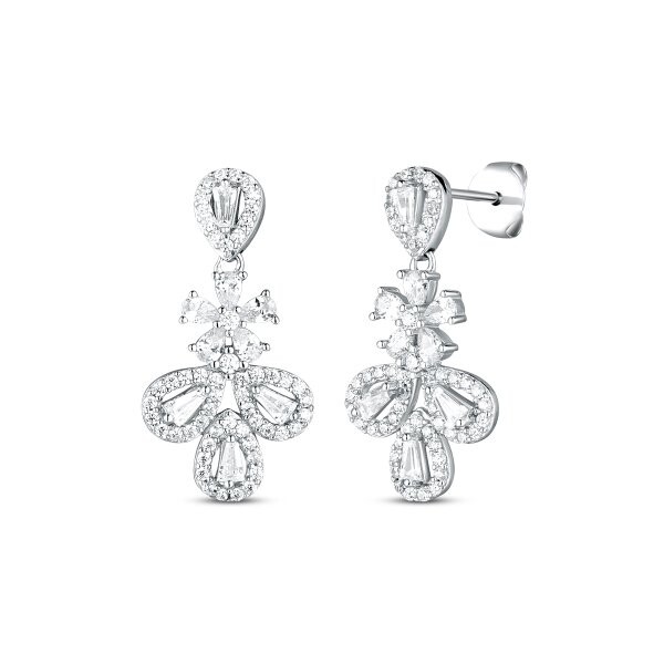 Náušnice se syntetickými kameny 136-097-018100-0000