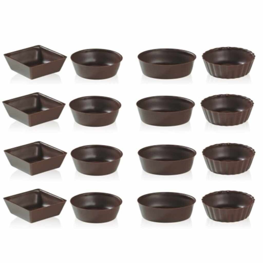 DOBLA Čokoládové mističky 4 druhy 12ks