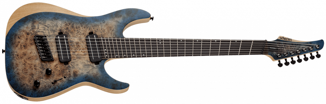 Schecter Reaper-7 Multiscale Satin Sky Burst