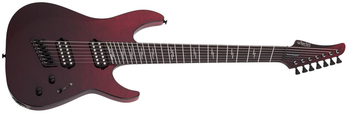 Schecter Reaper-7 Elite Multiscale - Blood Burst