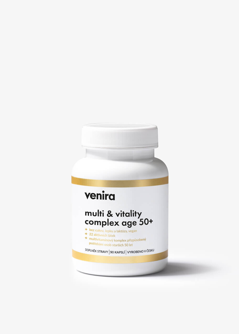 VENIRA multi & vitality complex age 50+, 90 kapslí