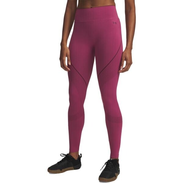 Under Armour VANISH SEAMLESS Dámské legíny, vínová, velikost M