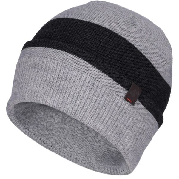 Willard ANDYS Pánská pletená čepice, šedá, velikost