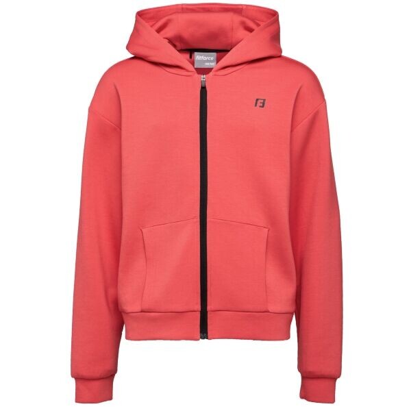 Fitforce TOUTOUNE Dívčí mikina, lososová, velikost