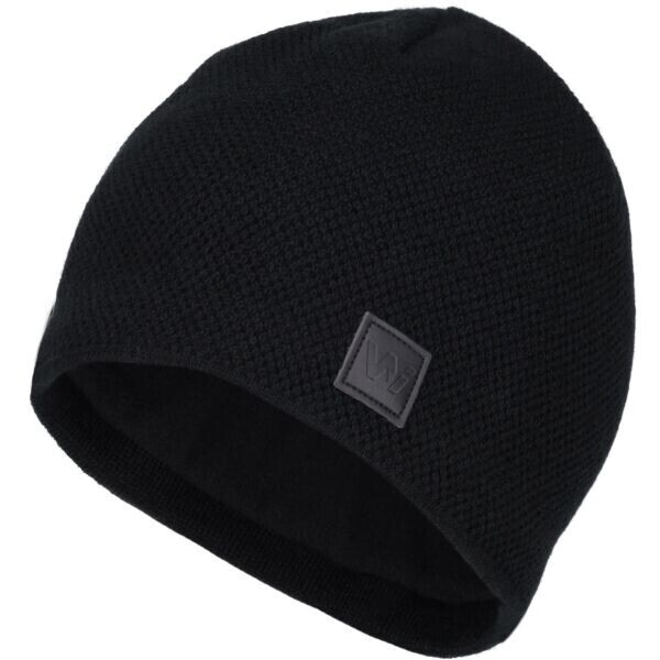 Willard HASTYS Zimní pletená čepice, černá, velikost