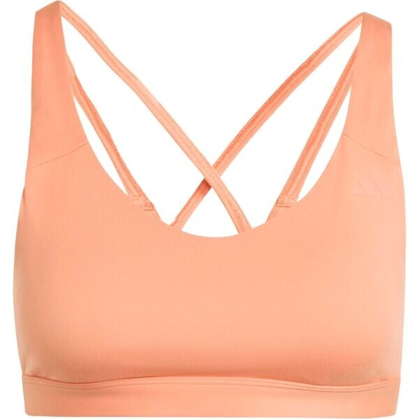 adidas ALL ME ESS MS Dámská sportovní podprsenka, oranžová, velikost