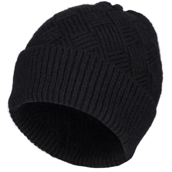 Willard WENDA Dámská pletená čepice, černá, velikost