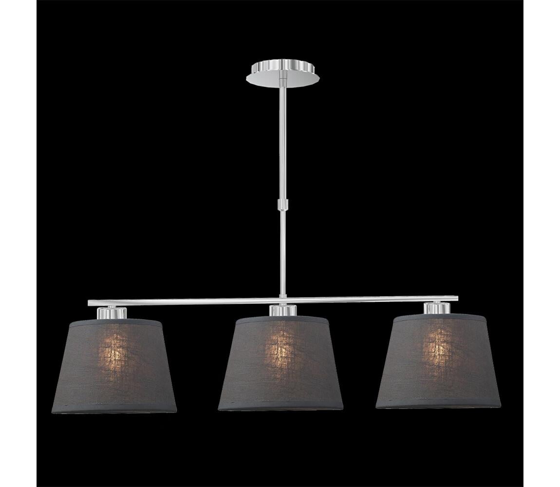 Luxera LUXERA  - Lustr COMBO 3xE27/60W šedá