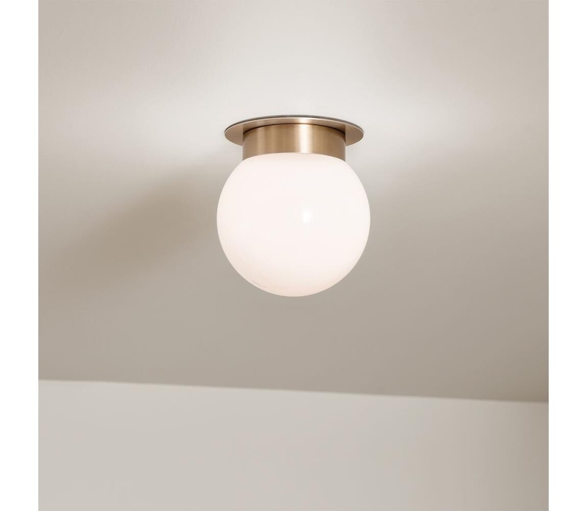 Elstead Kichler KL-ALBERS-F-G-CPZ-Stropní svítidlo ALBERS 1xE27/40W/230V pr.20,3cm zlatá