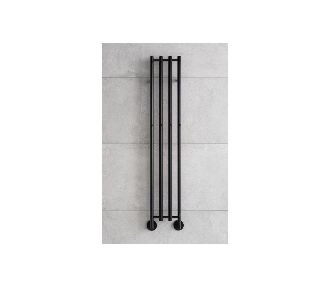P.M.H. P.M.H. MO1B-R - Elektrický sušák na ručníky MONA 93W/230V 153,3 cm IP44 černá