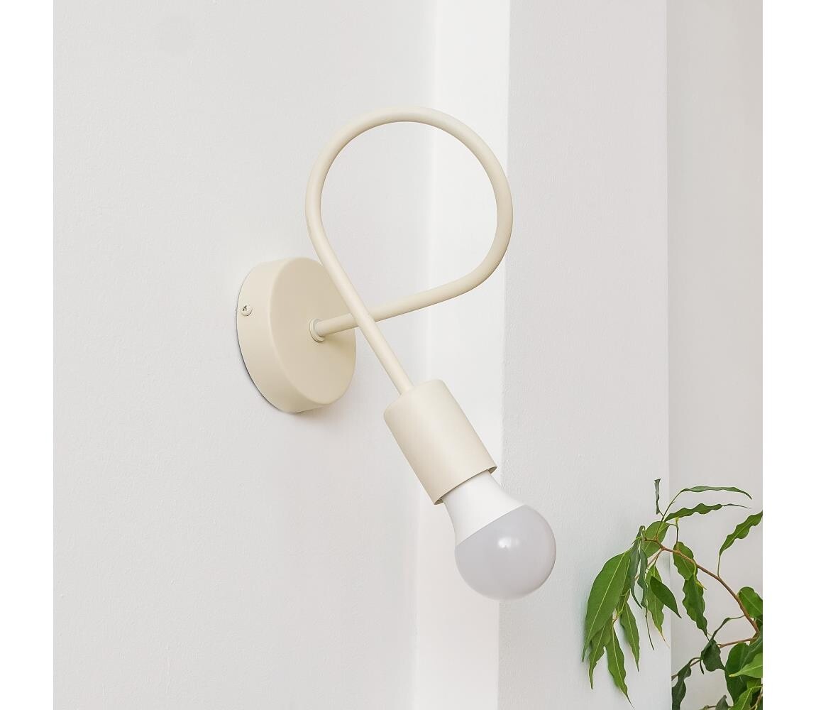 Nástěnné svítidlo OXFORD 1xE27/15W/230V krémová