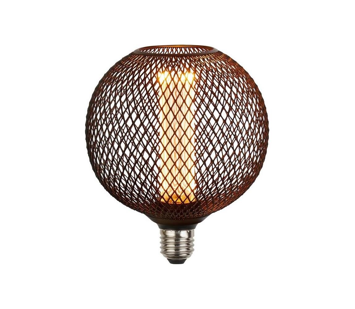 Searchlight Searchlight 26003BK - LED Dekorační žárovka WIRE MESH E27/4,5W/230V 2700K