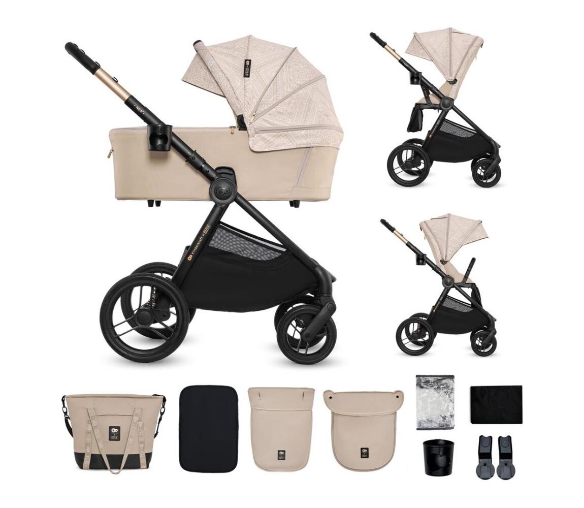 Kinderkraft KINDERKRAFT - Kombinovaný kočárek 2v1 NEA 2 Dune Whisper Bizuu