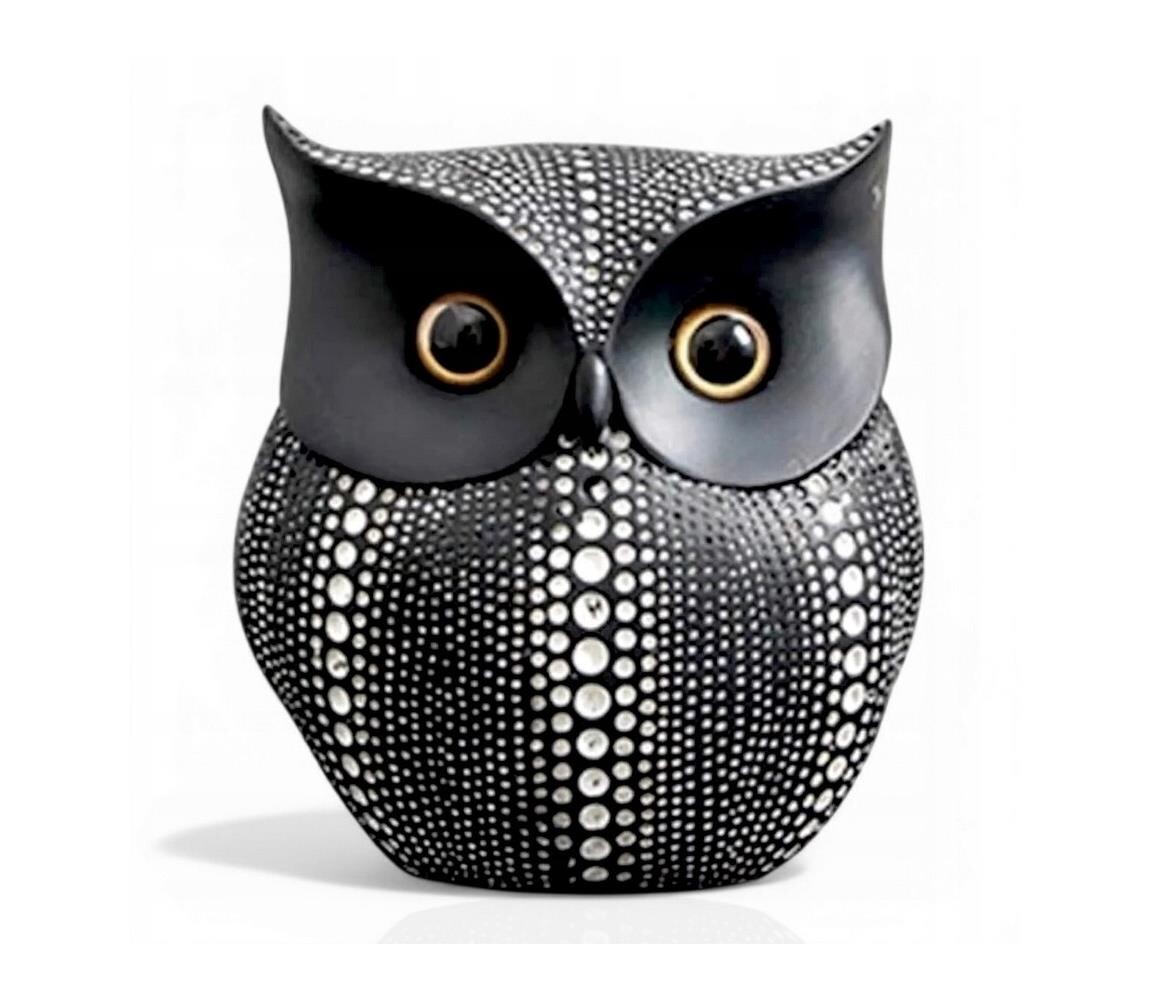 Estilo Home Stolní dekorace 15 cm černá