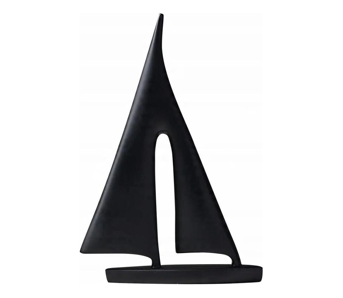 Estilo Home Stolní dekorace 28 cm pryskyřice/černá