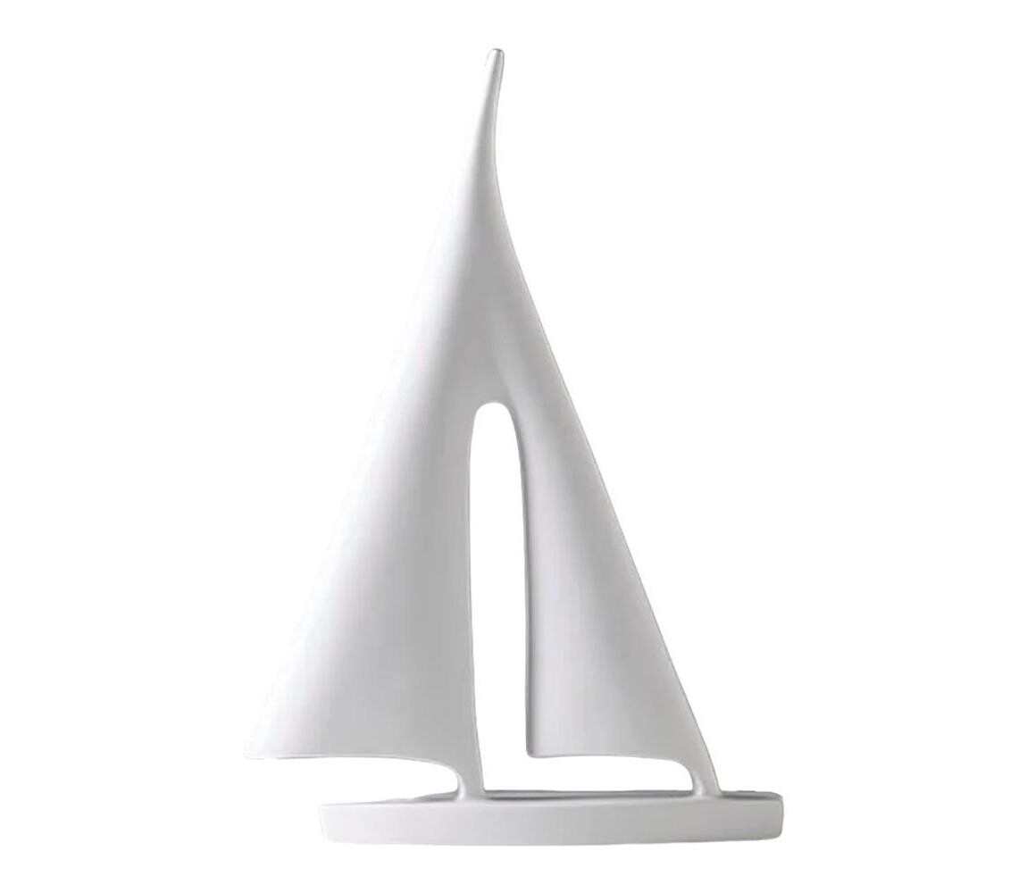 Estilo Home Stolní dekorace 28 cm pryskyřice/bílá