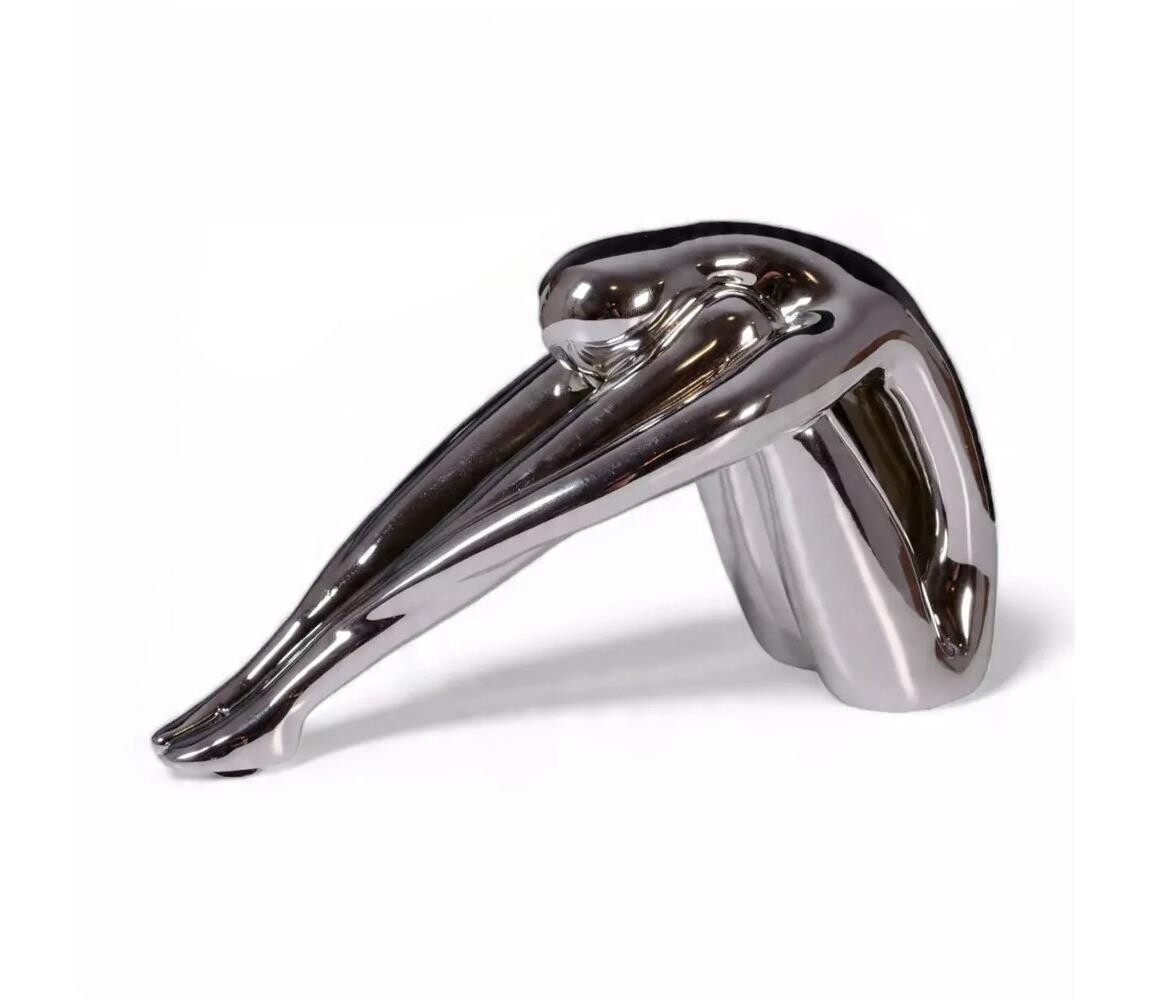 Estilo Home Stolní dekorace 31x21x17 cm pryskyřice/lesklý chrom