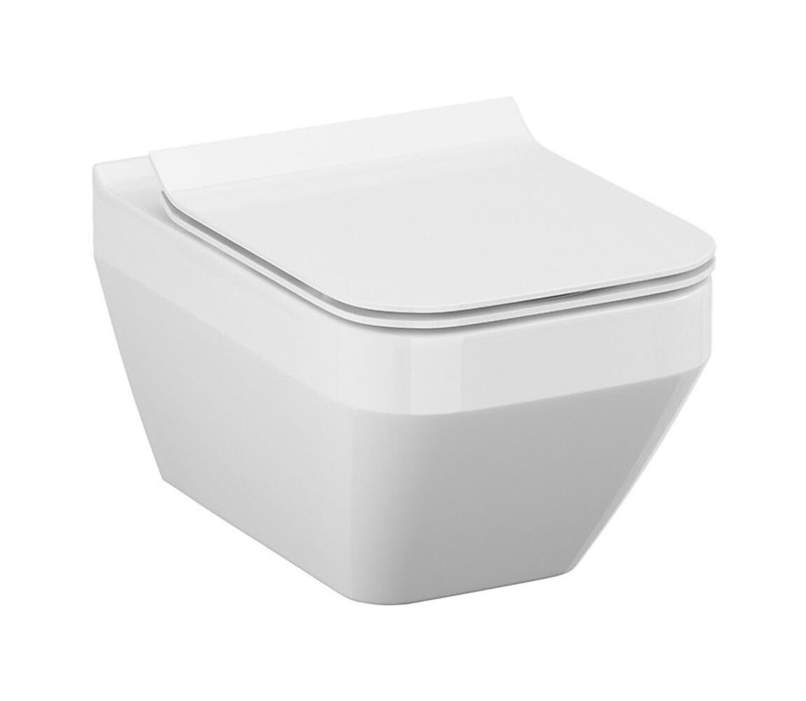 Cersanit Cersanit S701-213-ECO - Závěsné WC s prkénkem CREA keramika/bílá