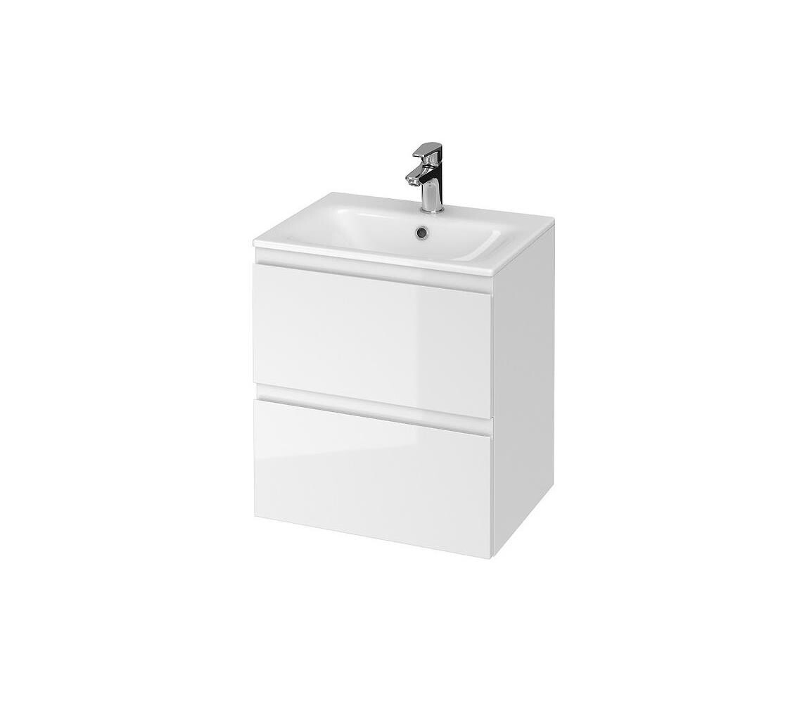 Cersanit Cersanit S801-312-ECO - Závěsná koupelnová skříňka s umyvadlem MODUO bílá