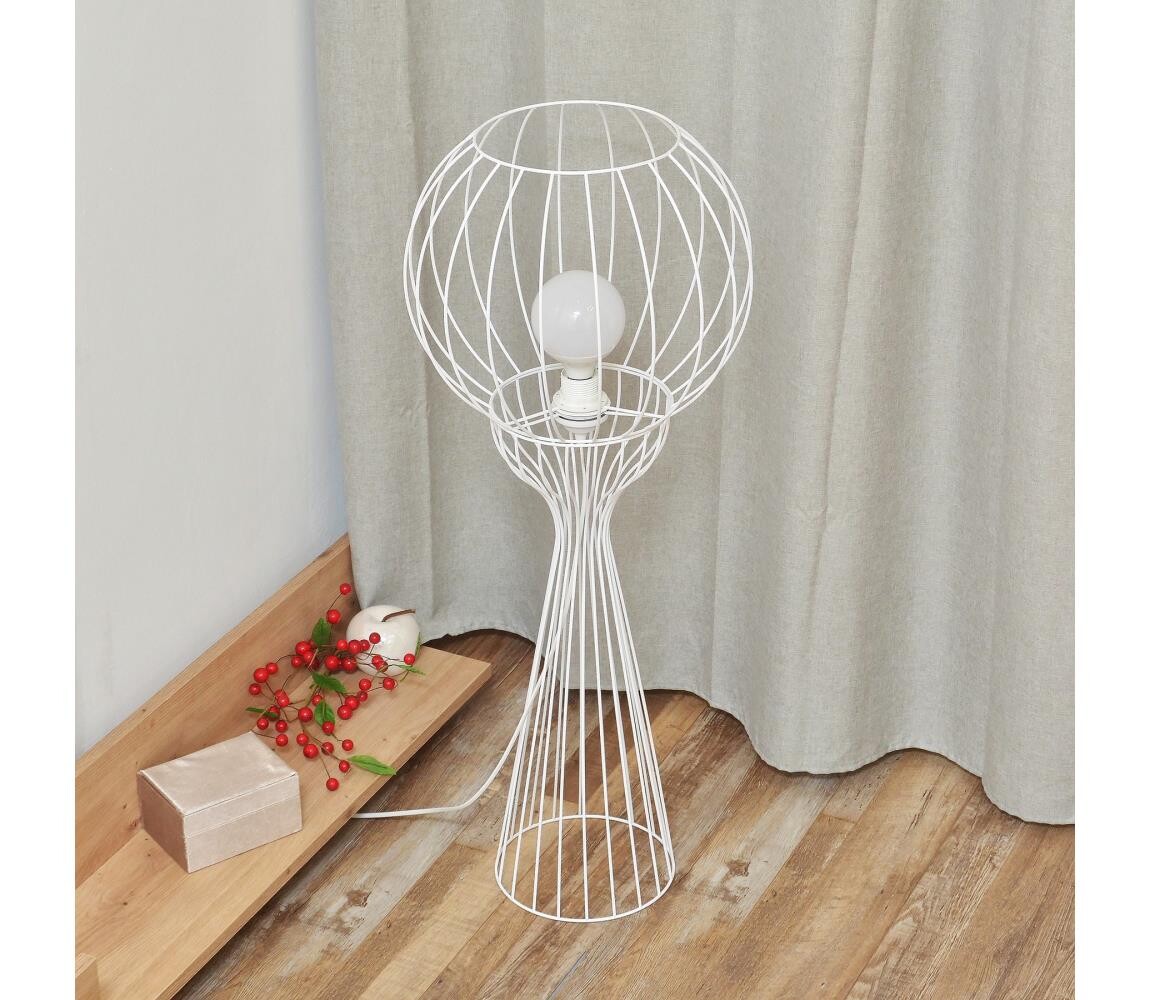 Stojací lampa MERCURE 1xE27/15W/230V bílá