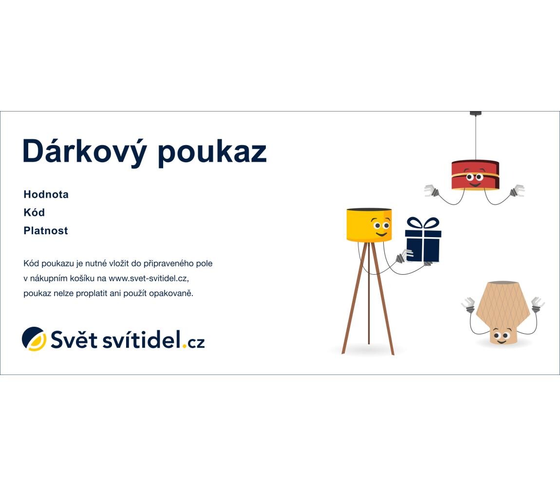 Dárkový poukaz v libovolné hodnotě