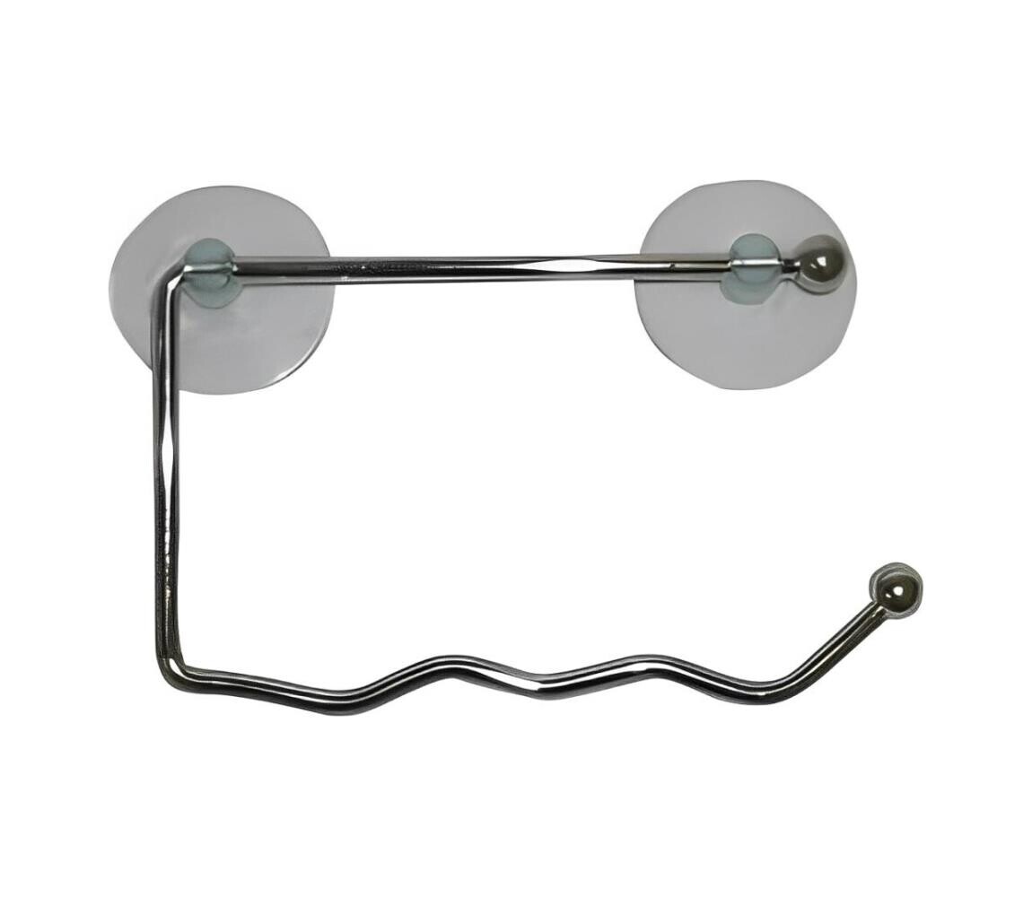 UTC Držák toaletního papíru s přísavkami 10x17 cm lesklý chrom