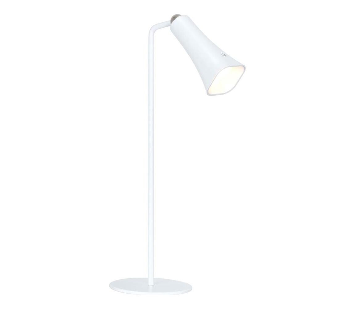 - LED Stmívatelná nabíjecí lampa 3v1 LED/3W/5V 1200 mAh bílá