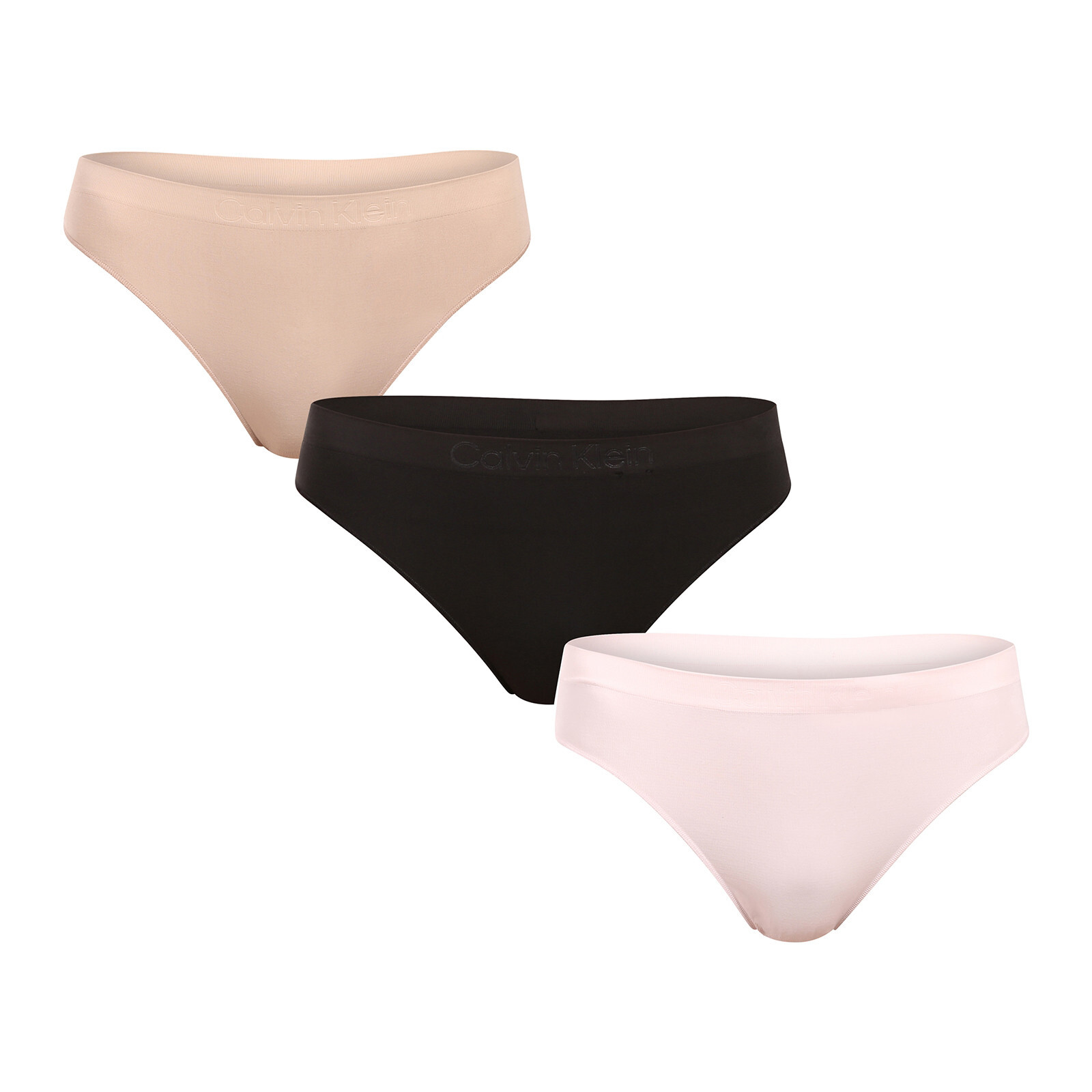 3PACK dámská tanga Calvin Klein vícebarevné (QD5211-31S) M
