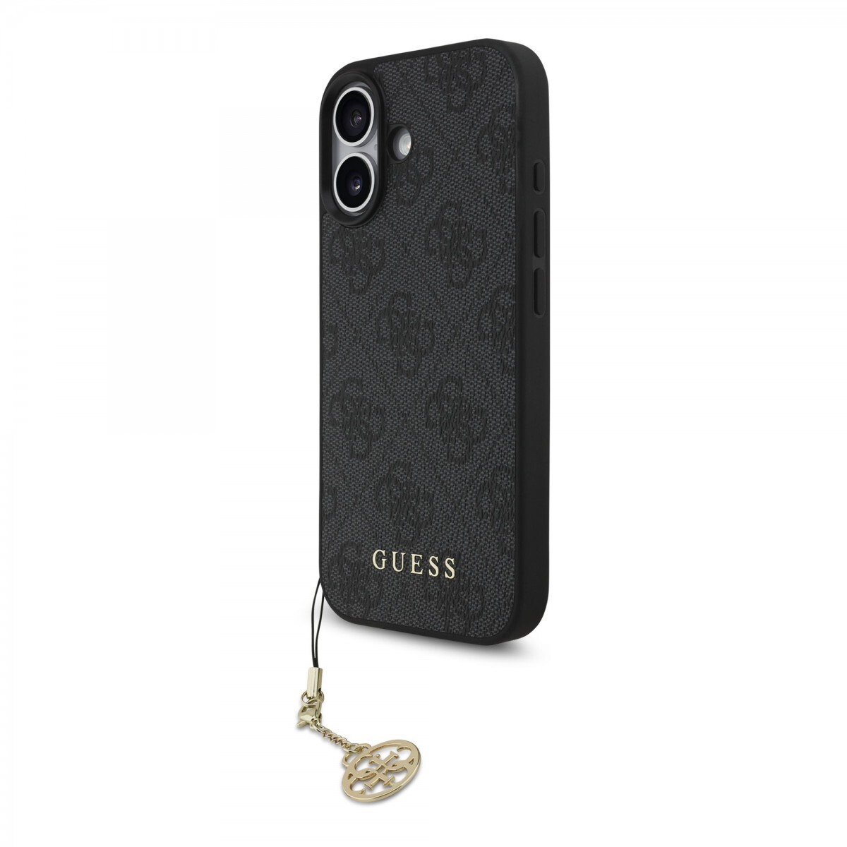 Zadní kryt Guess 4G Charm pro iPhone 17 Tone on Tone Grey