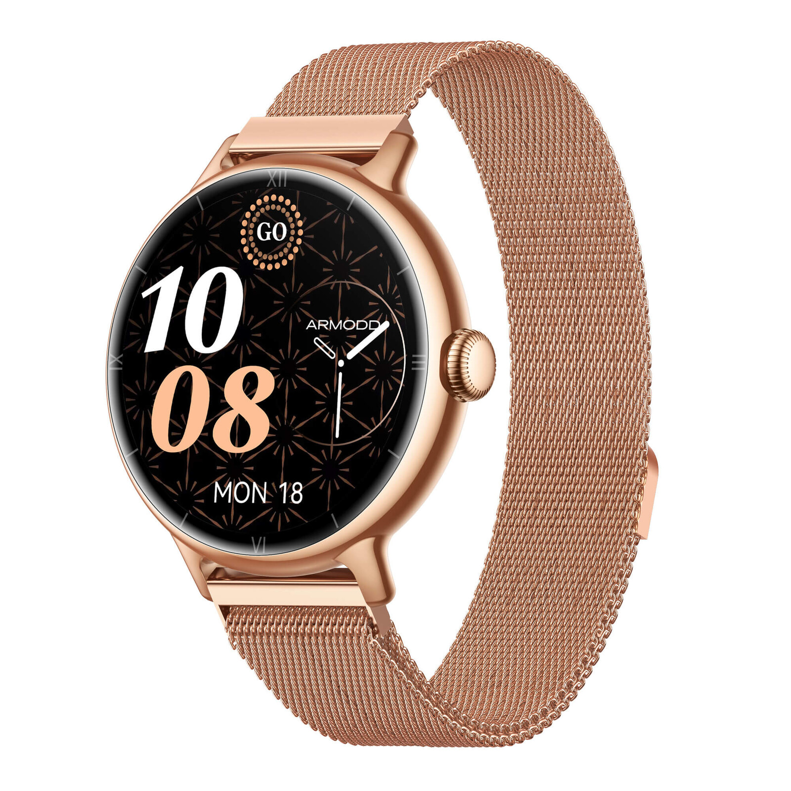 ARMODD Candywatch 5 GPS rose gold s kovovým řemínkem