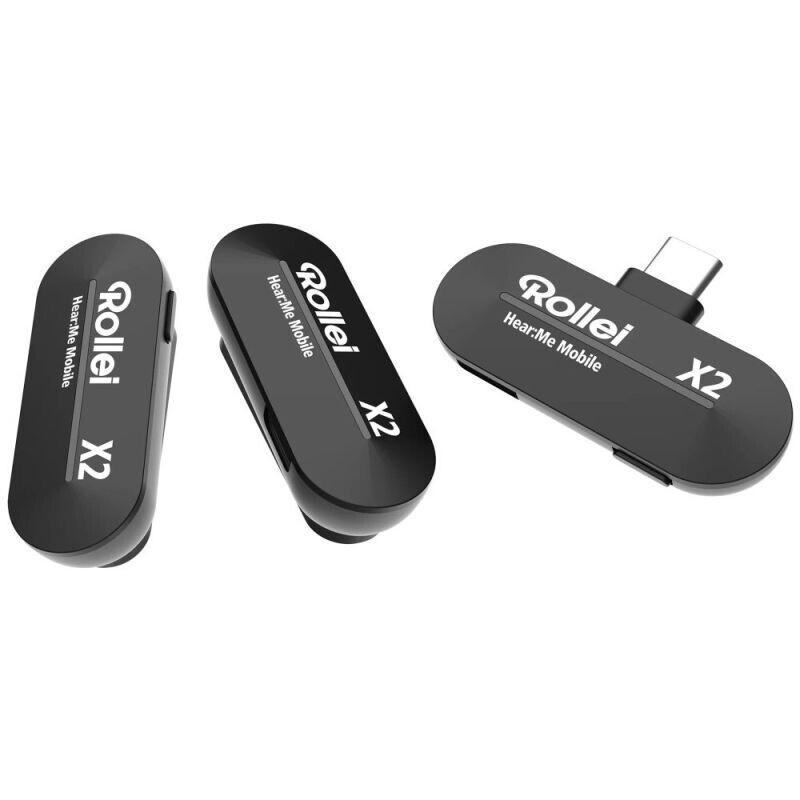 ROLLEI Hear:Me Mobile X2 Mikrofon klopový bezdrátový, USB-C