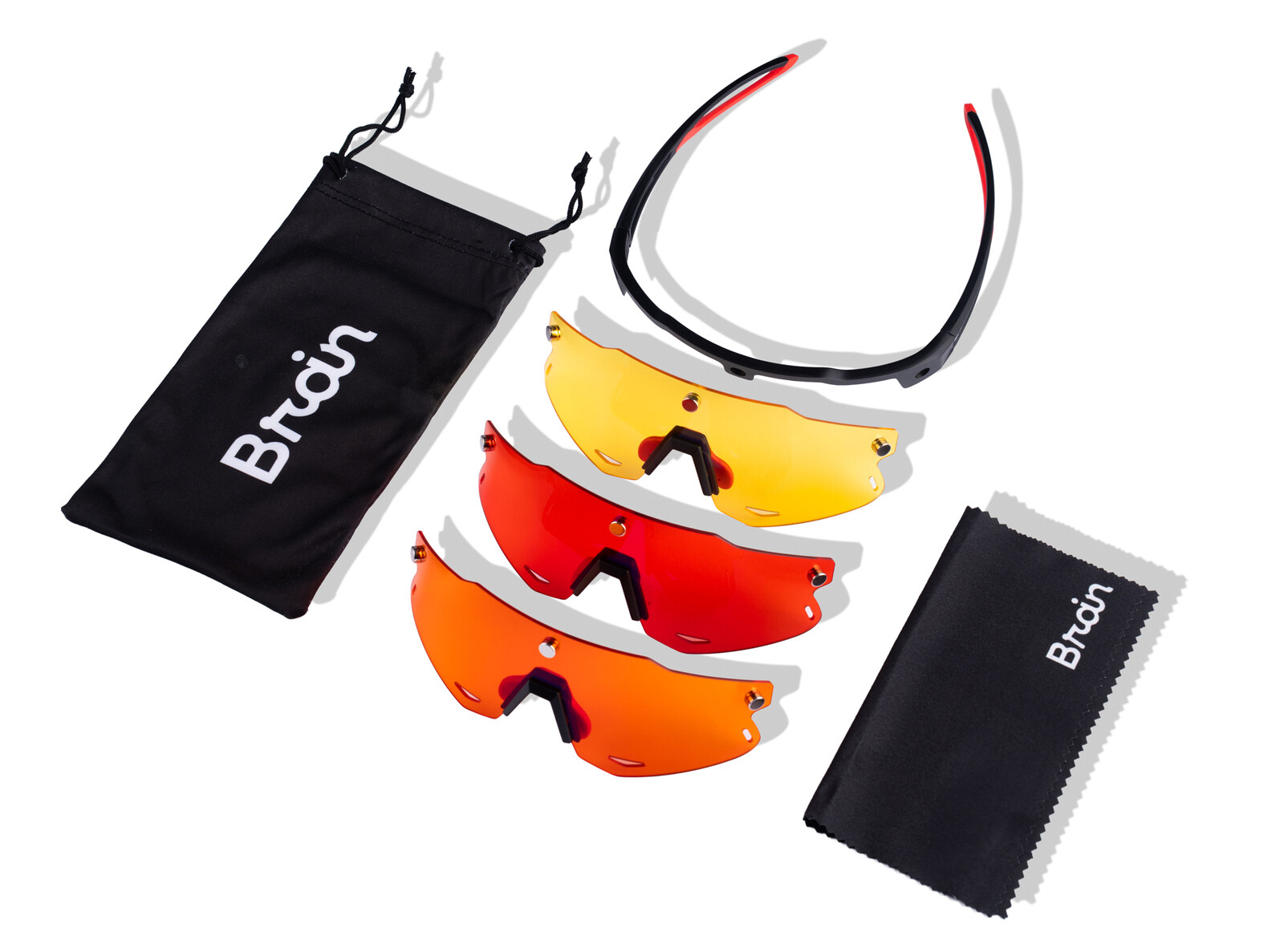 BrainMax Brýle blokující modré světlo, 3 výměnná skla