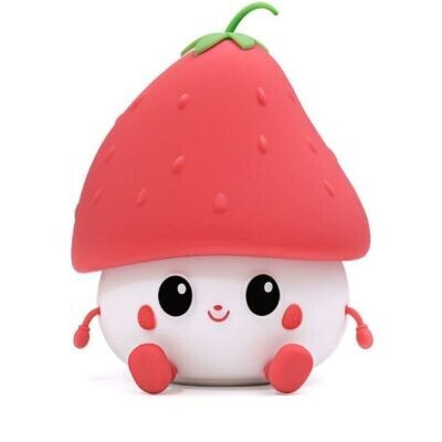 Silikonová lampička - Růžová jahůdka Albi